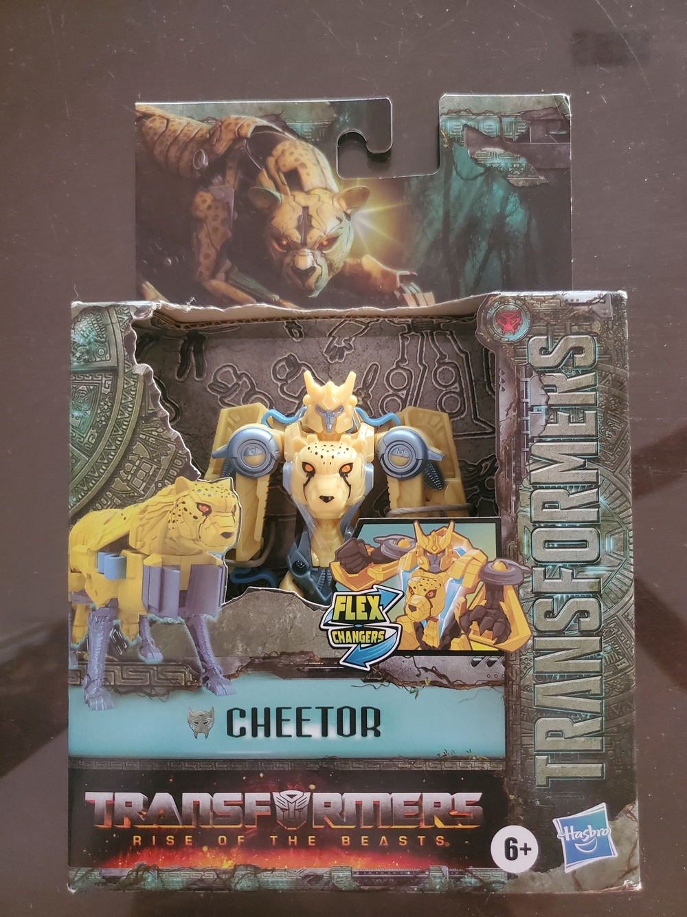 Hasbro Transformers Cheetor Figure - Yellow, Blue, Tan